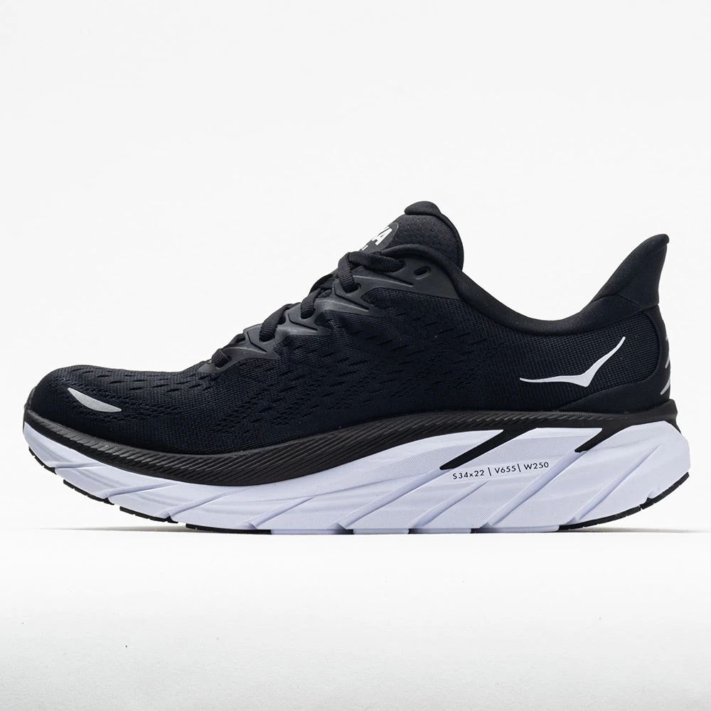 Hoka One One Clifton 8 Women's Black/White 4 Hoka One One Clifton 8 Women's Black/White - Image 2
