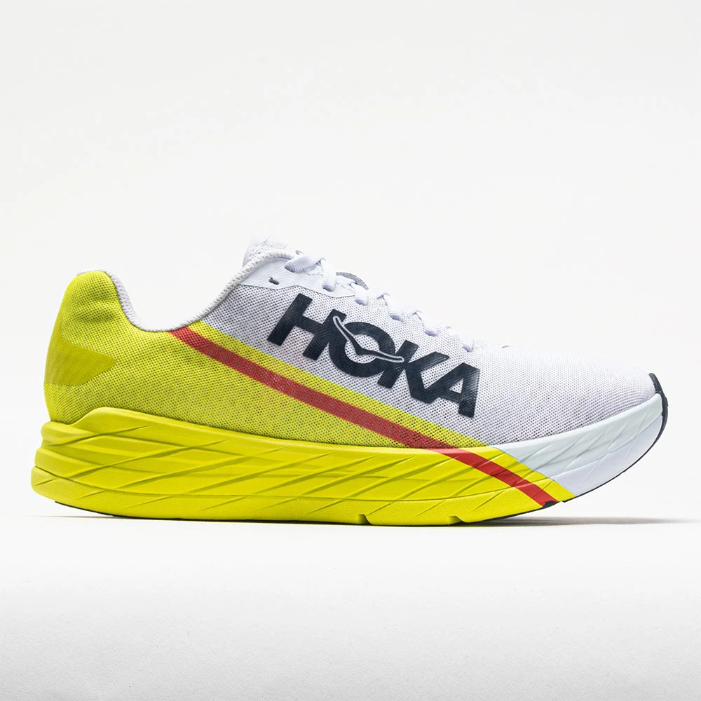 Hoka One One Rocket X Unisex White/Evening Primrose 3 Hoka One One Rocket X Unisex White/Evening Primrose