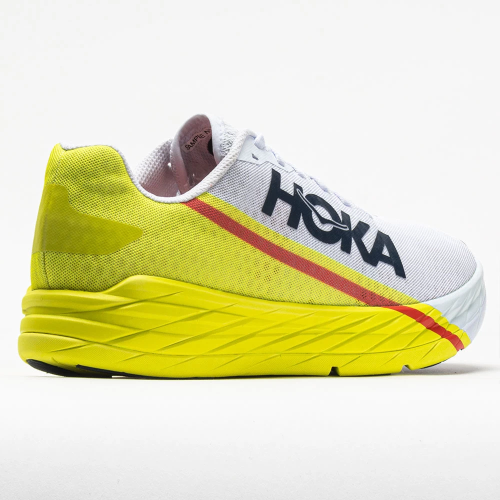 Hoka One One Rocket X Unisex White/Evening Primrose 8 Hoka One One Rocket X Unisex White/Evening Primrose - Image 6