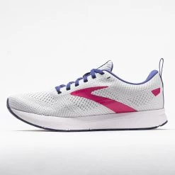 Brooks Revel 5 Women's White/Navy/Pink 9 Brooks Revel 5 Women's White/Navy/Pink -Sport Stride Shop 047265 1