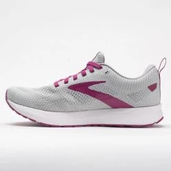 Brooks Revel 5 Women's Gray/White/Baton Rouge 9 Brooks Revel 5 Women's Gray/White/Baton Rouge -Sport Stride Shop 047266 1