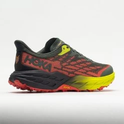 HOKA Speedgoat 5 Men's Thyme/Fiesta -Sport Stride Shop 048562 6