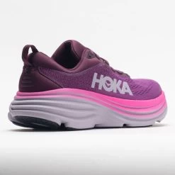 HOKA Bondi 8 Women's Beautyberry/Grape Wine -Sport Stride Shop 048611 6