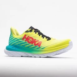 HOKA Mach 5 Men's Evening Primrose/Scuba Blue -Sport Stride Shop 048630 5
