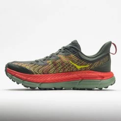 HOKA Mafate Speed 4 Men's Thyme/Fiesta -Sport Stride Shop 048635 1