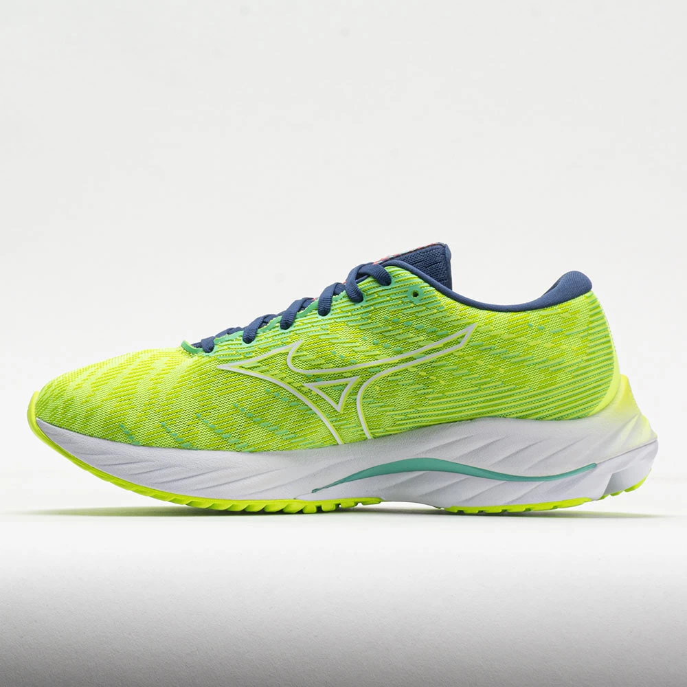 Mizuno Wave Rider 26 Mesh Women's Neo Lime/White 4 Mizuno Wave Rider 26 Mesh Women's Neo Lime/White - Image 2