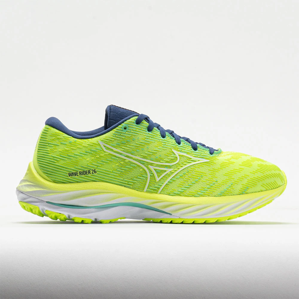 Mizuno Wave Rider 26 Mesh Women's Neo Lime/White 3 Mizuno Wave Rider 26 Mesh Women's Neo Lime/White