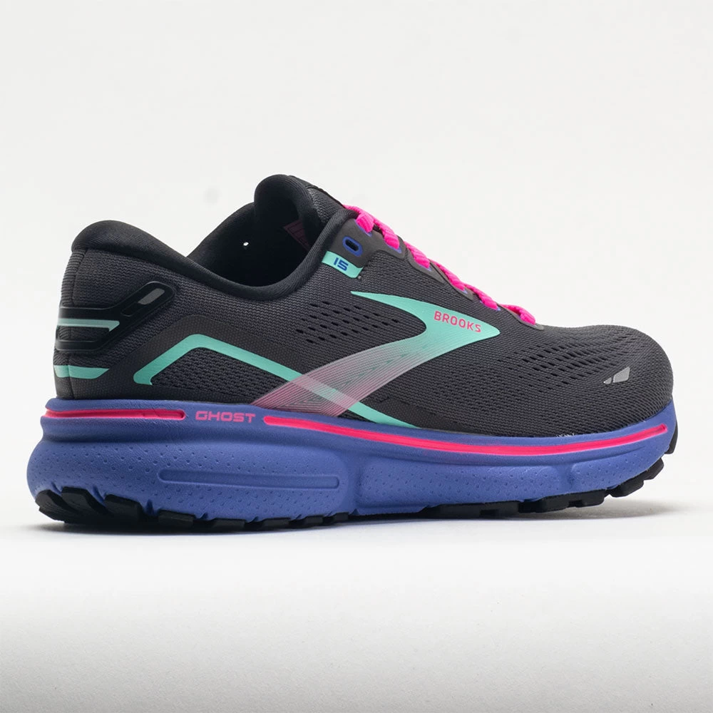 Brooks Ghost 15 Women's Black/Blue/Aruba 8 Brooks Ghost 15 Women's Black/Blue/Aruba - Image 6
