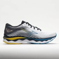 Mizuno Wave Sky 6 Men's White/Cyber Yellow