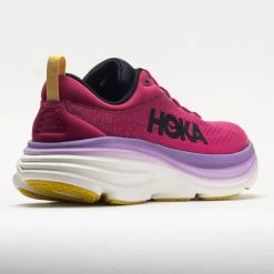 HOKA Bondi 8 Women's Cherries Jubilee/Pink Yarrow -Sport Stride Shop 049224 6