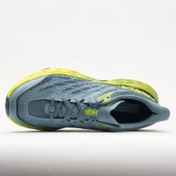 HOKA Speedgoat 5 Men's Stone Blue/Dark Citron -Sport Stride Shop 049271 2
