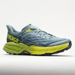 HOKA Speedgoat 5 Men's Stone Blue/Dark Citron -Sport Stride Shop 049271 5