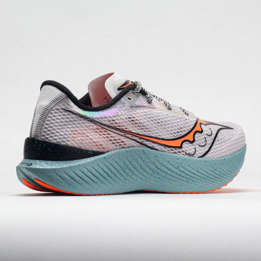 Saucony Endorphin Pro 3 Men's Fog/VIZI Orange 8 Saucony Endorphin Pro 3 Men's Fog/VIZI Orange - Image 6