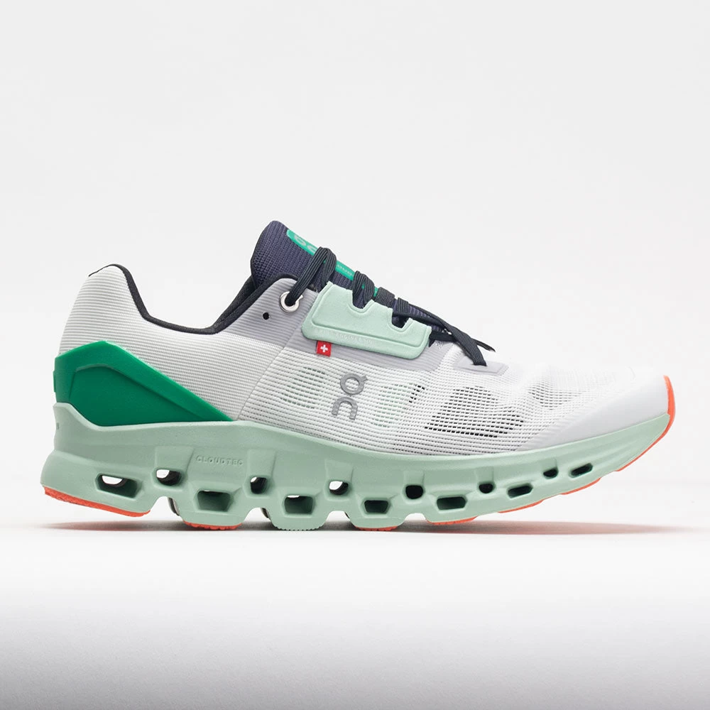 On Running On Cloudstratus Men's Undyed White/Creek 3 On Running On Cloudstratus Men's Undyed White/Creek