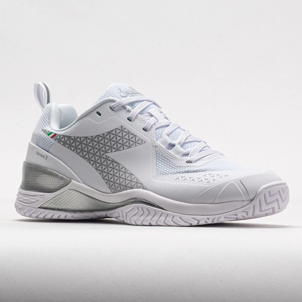 Diadora Blushield Torneo 2 AG Women's White/White/White 7 Diadora Blushield Torneo 2 AG Women's White/White/White - Image 5