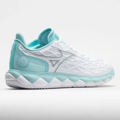 Mizuno Wave Enforce Tour AC Women's White/Tanager Turquoise 13 Mizuno Wave Enforce Tour AC Women's White/Tanager Turquoise -Sport Stride Shop 117145 6