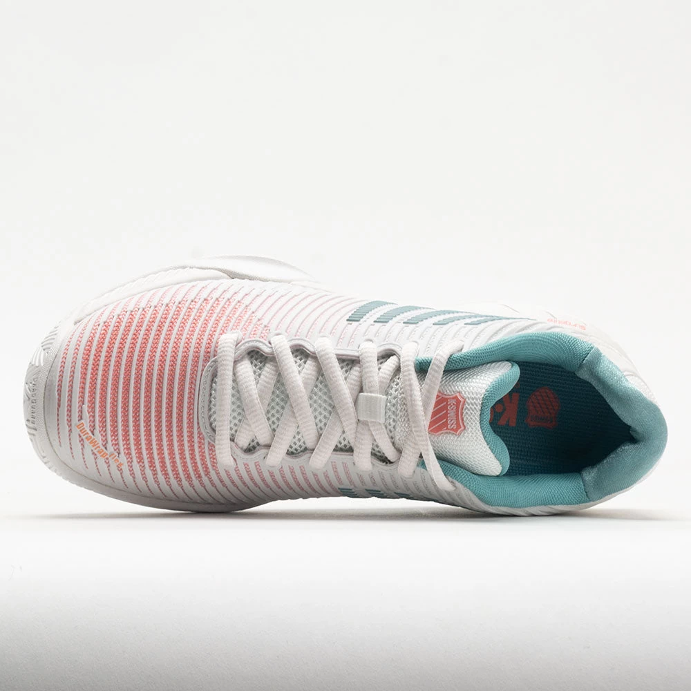 K-Swiss Hypercourt Express 2 Women's Blanc De Blanc/Nile Blue/Desert 5 K-Swiss Hypercourt Express 2 Women's Blanc De Blanc/Nile Blue/Desert - Image 3