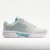 K-Swiss Hypercourt Express 2 Women's Vaporous Gray/White/Blue Glow 1 K-Swiss Hypercourt Express 2 Women's Vaporous Gray/White/Blue Glow -Sport Stride Shop 117154 3