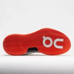 On Running On The Roger Pro Clay Men's White/Flame -Sport Stride Shop 117241 4