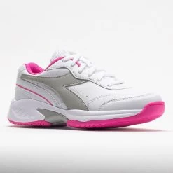 Diadora Challenge 4 SL Junior White/Silver/Rodamine Red -Sport Stride Shop 121325 5