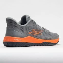 Skechers Viper Court Pro Men's Grey/Orange -Sport Stride Shop 370104 6