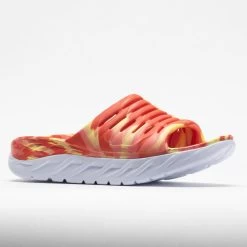 HOKA Ora Recovery Slide Swirl Unisex Yellow Pear/Fiesta -Sport Stride Shop 570558 5
