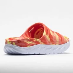 HOKA Ora Recovery Slide Swirl Unisex Yellow Pear/Fiesta -Sport Stride Shop 570558 6