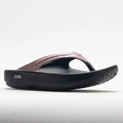 OOFOS OOlala Luxe Women's Rose Sparkle -Sport Stride Shop 570567 5